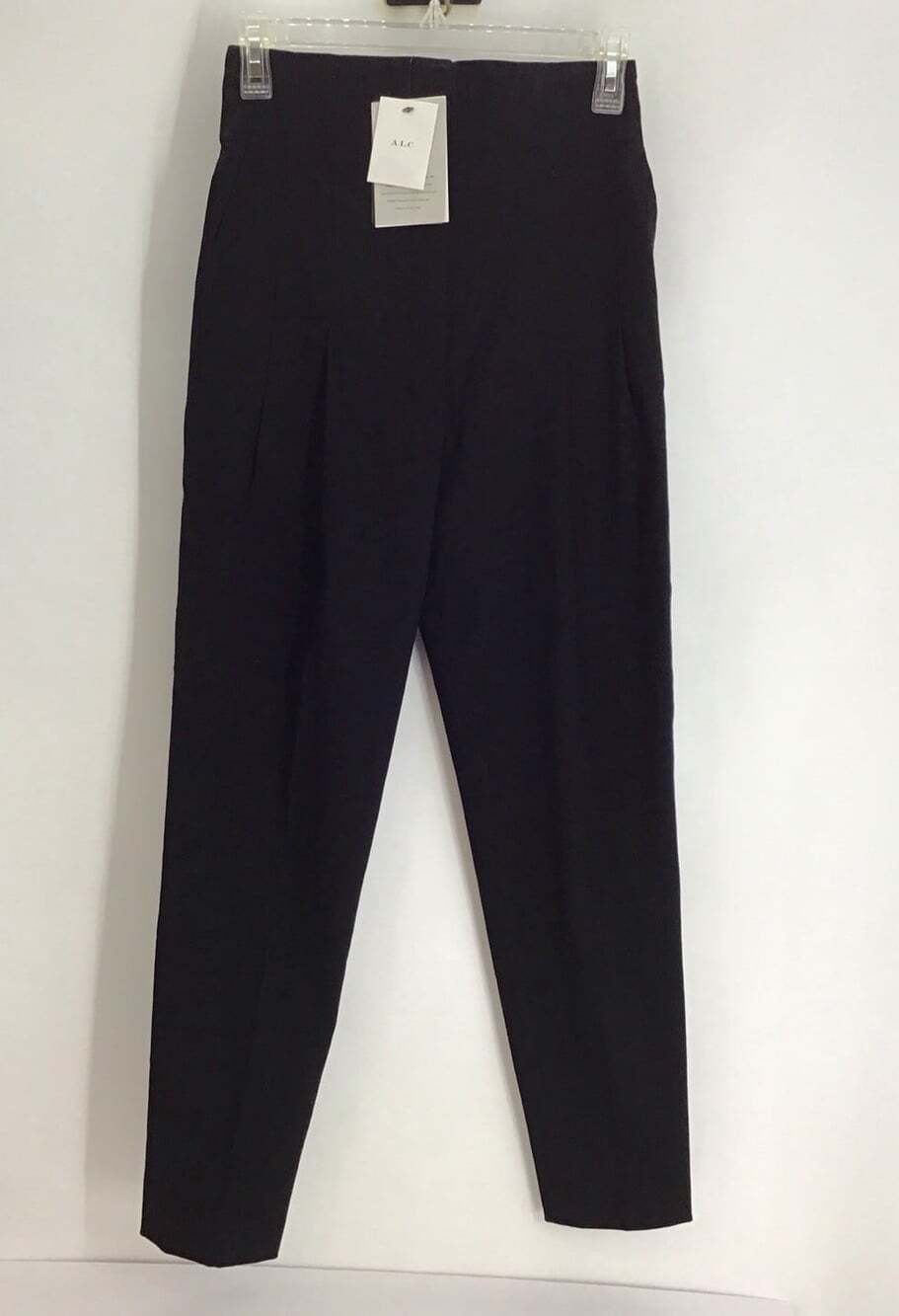 ALC Revolve NWT Davon High-waist Pleated Dress Pants Women’s Career Black Size 0